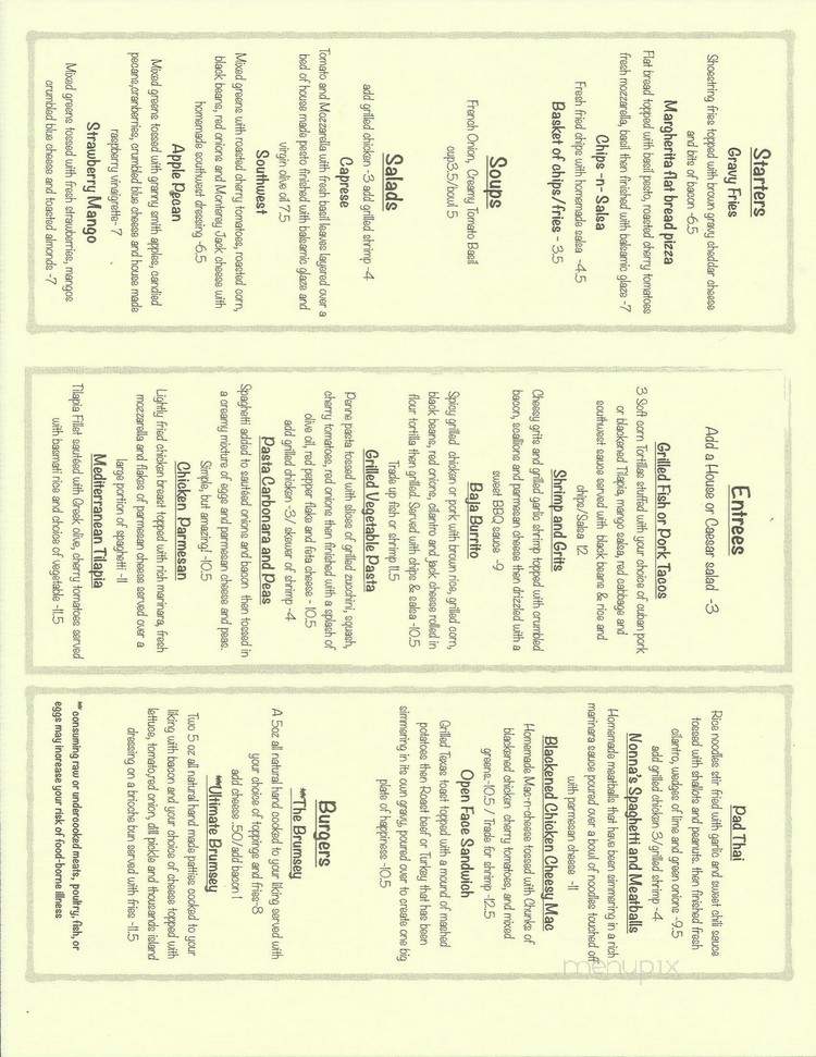 Pass The Salt Cafe - Currituck, NC menu_pic