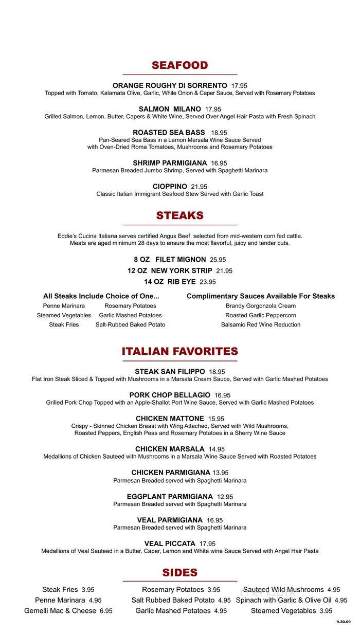 Village Inn Pizza Parlor - Lenoir, NC menu_pic
