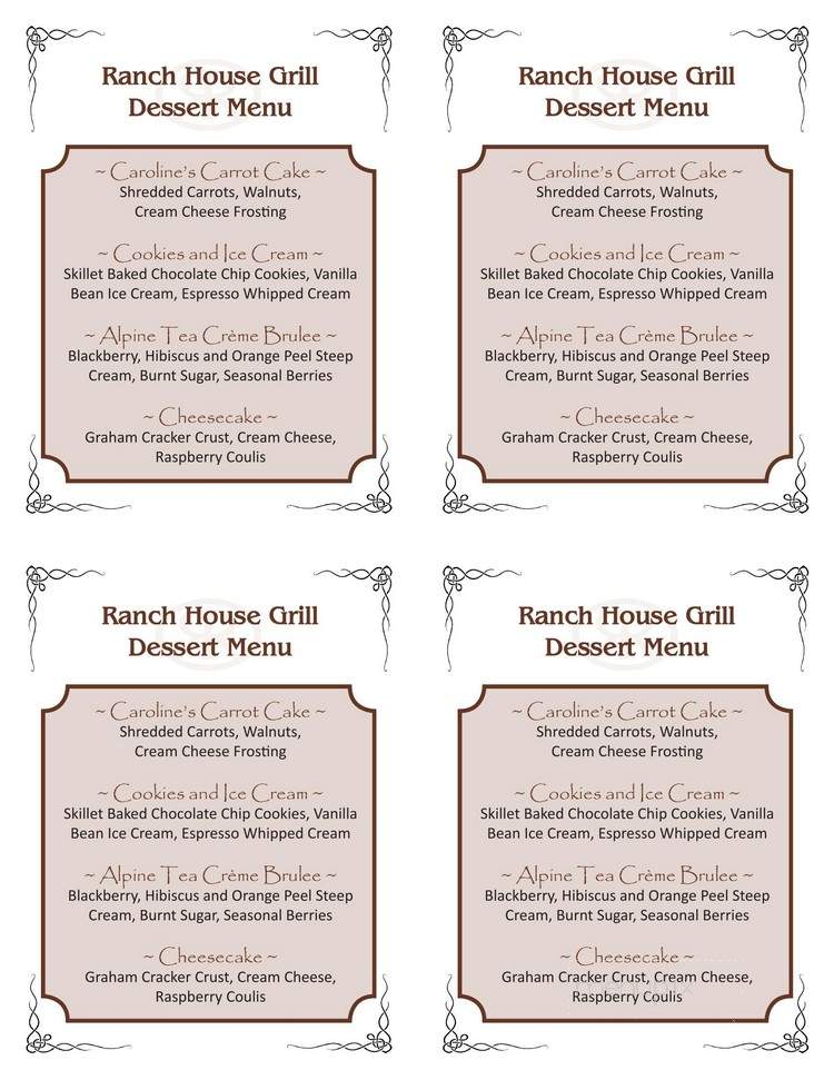 Robson Ranch Grill - Eloy, AZ menu_pic