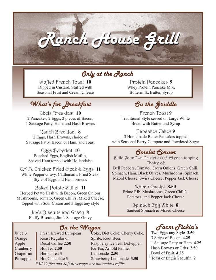Robson Ranch Grill - Eloy, AZ menu_pic