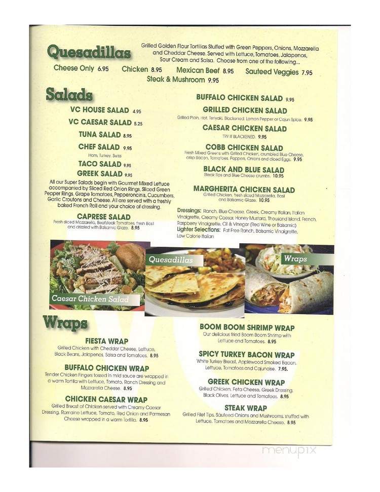 Varsity Club - Trinity, FL menu_pic