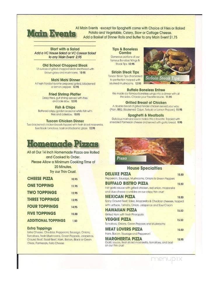 Varsity Club - Trinity, FL menu_pic