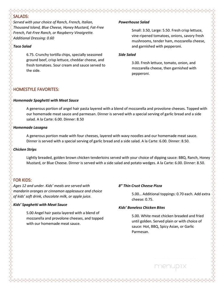 Powerhouse Pizza - Camden, OH menu_pic