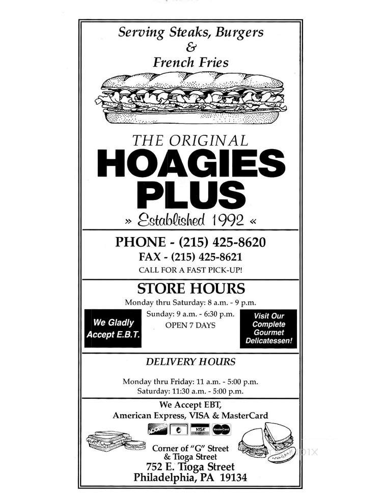 Hoagies Plus - Philadelphia, PA