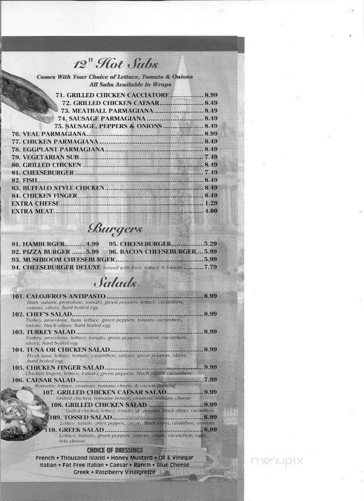 Calojero's Deli & Food Mart - Indian Head, MD menu_pic