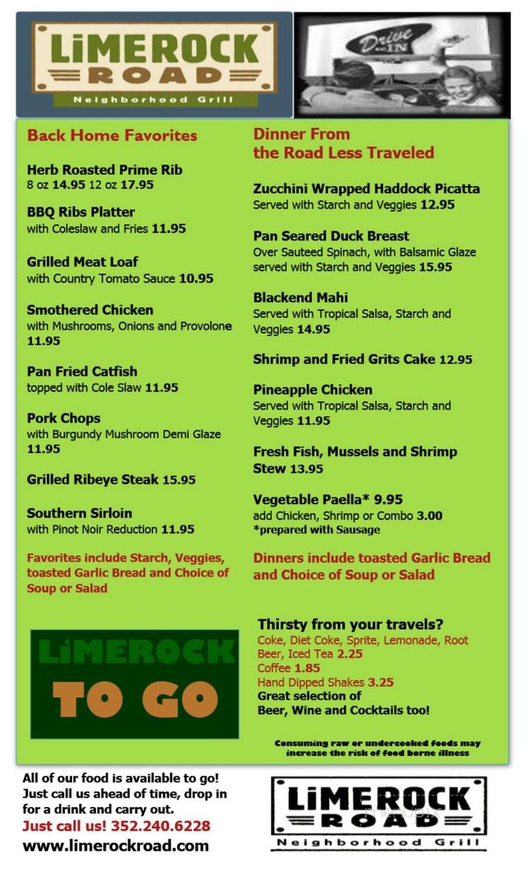 A & A Bar-B-Q - Bronson, FL menu_pic