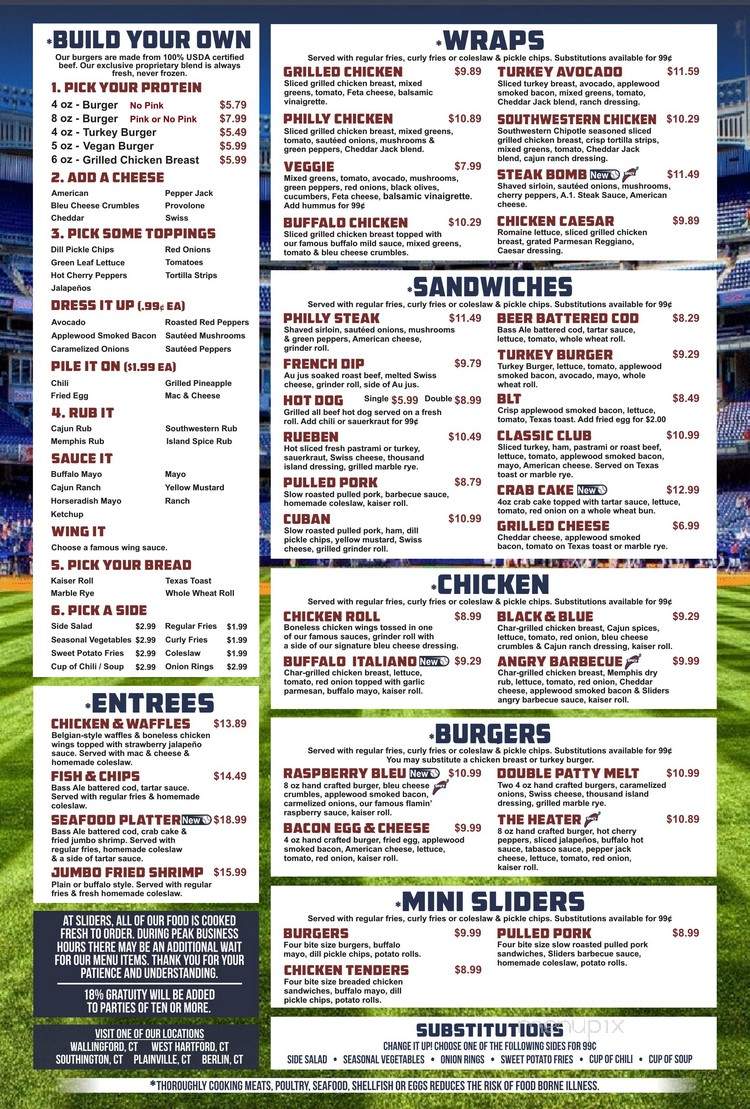 Riverbend Pizza - Southington, CT menu_pic