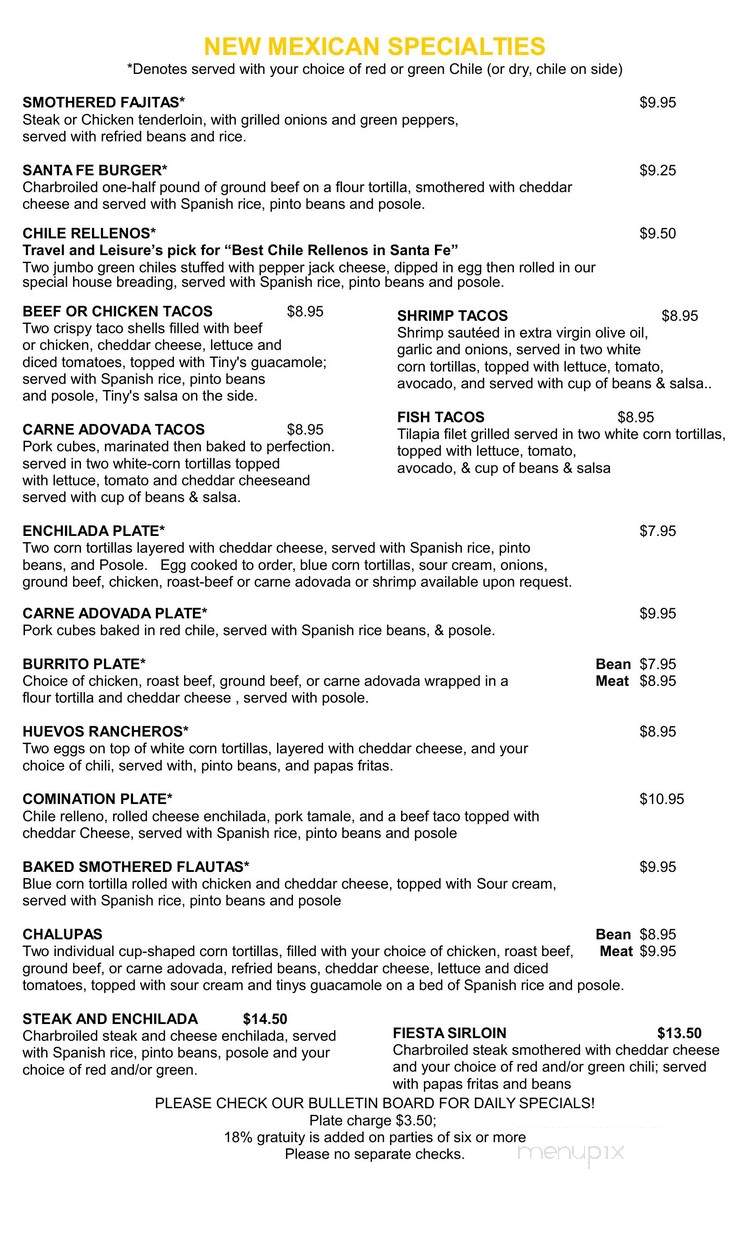 Casa De Pizza - Los Lunas, NM menu_pic