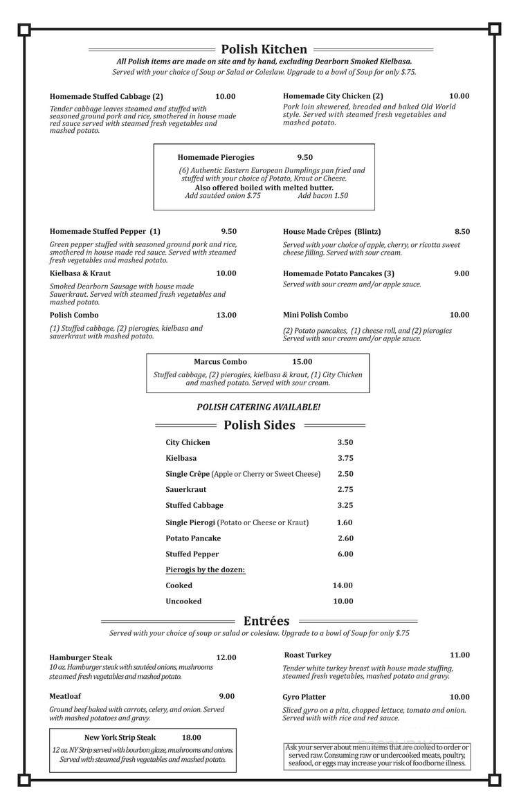 La Fonda's Mexican Kitchen - Brown City, MI menu_pic