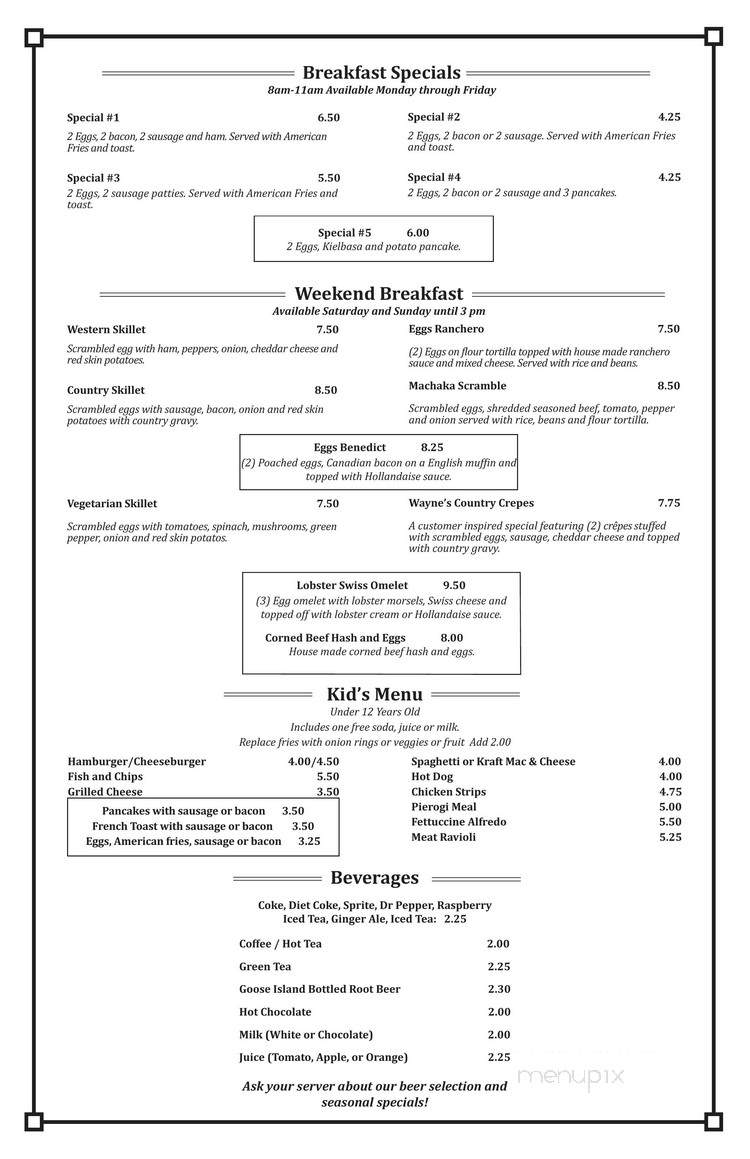 La Fonda's Mexican Kitchen - Brown City, MI menu_pic