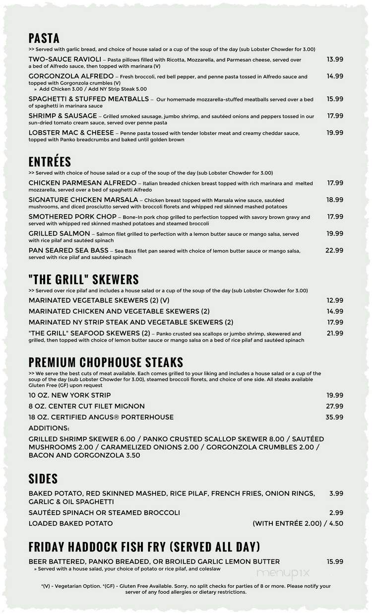 The Grill at Wellsville Country Club - Wellsville, NY menu_pic