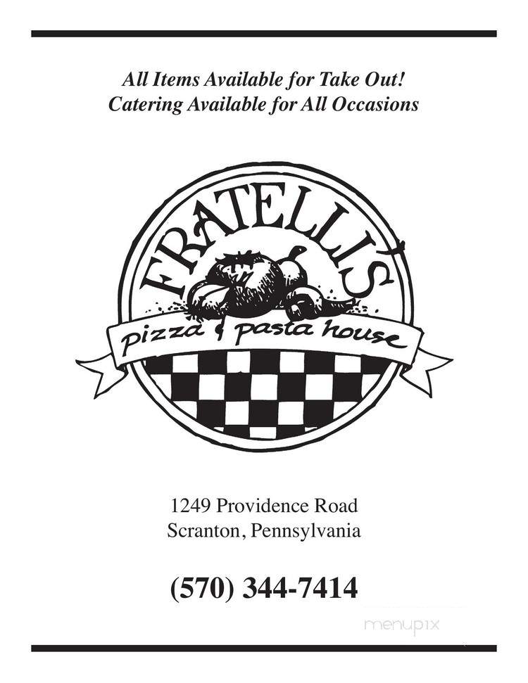 Fratelli's Restaurant - Scranton, PA menu_pic