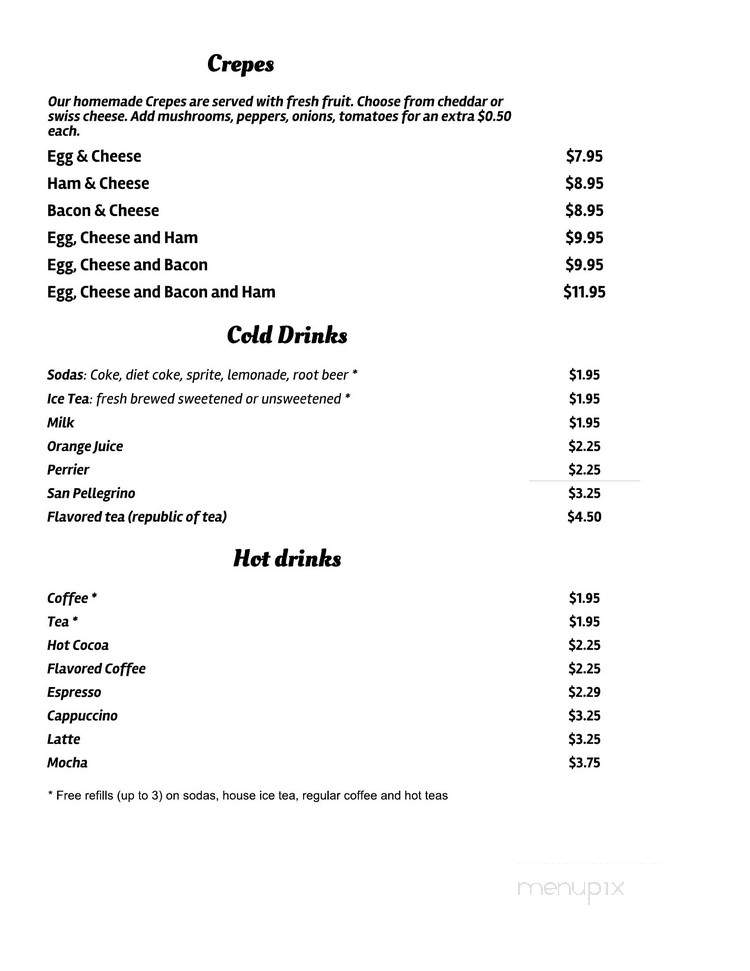 Cecile's French Corner - Mount Dora, FL menu_pic