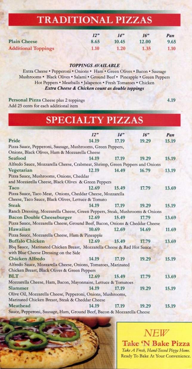 Mancino's Pizza & Grinders - Ludington, MI menu_pic