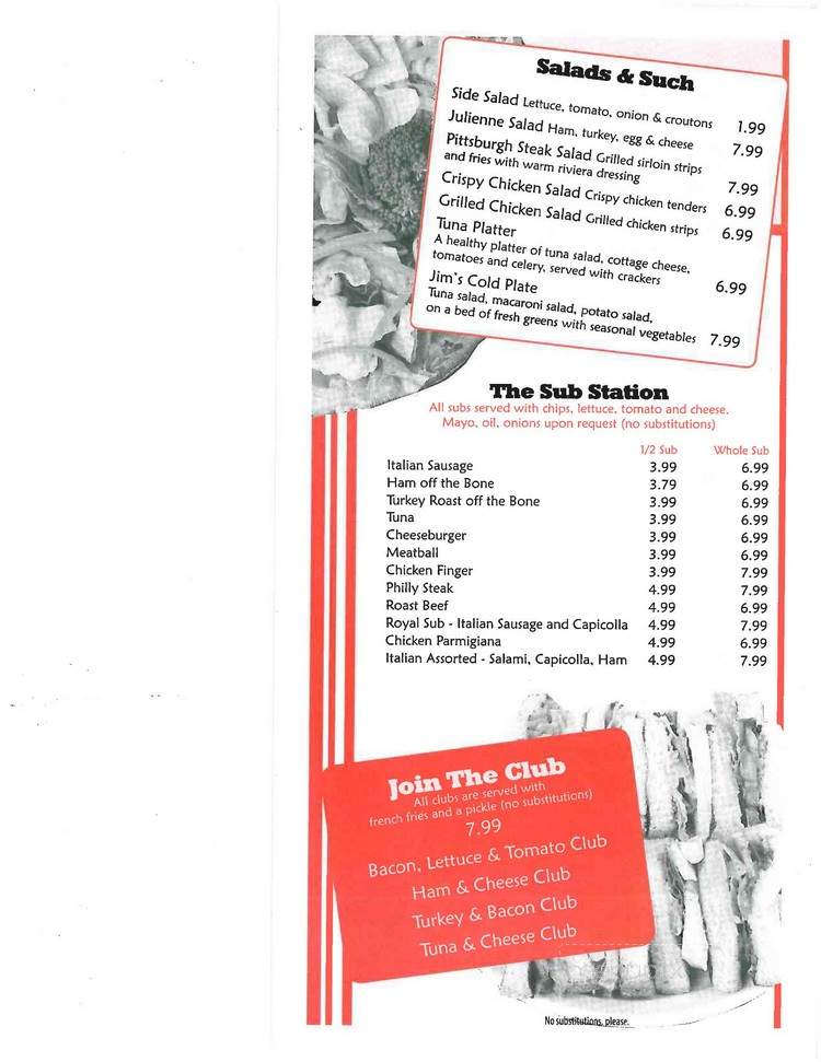Country Club Family Restaurant - Medina, NY menu_pic