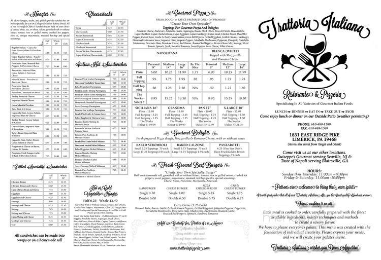 Ridge Restaurant - Pottstown, PA menu_pic