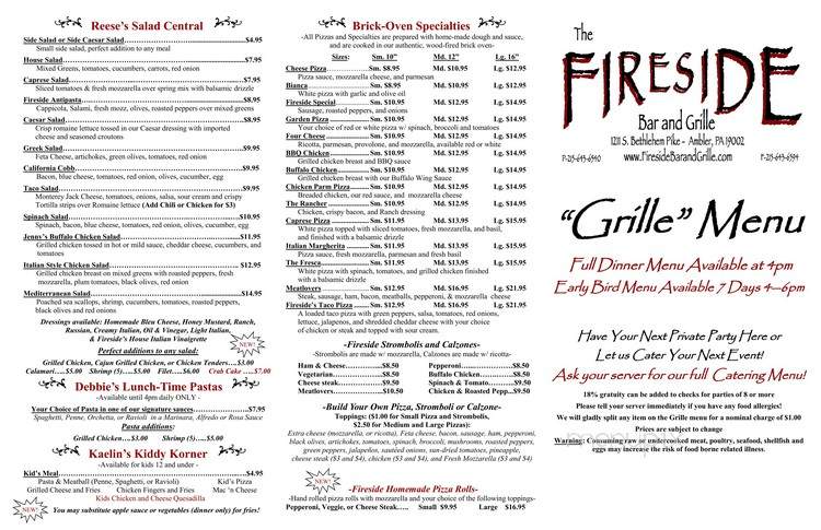 Fireside Bar & Grille - Ambler, PA