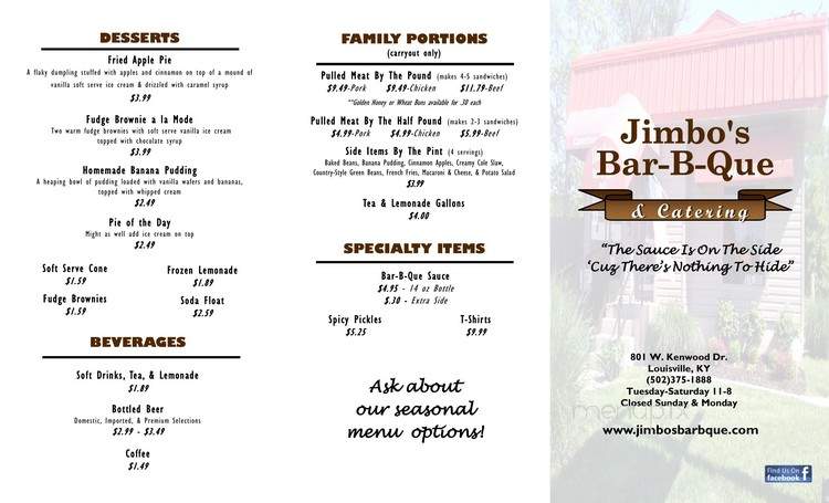 Jimbo's Bar-B-Que & Catering - Louisville, KY