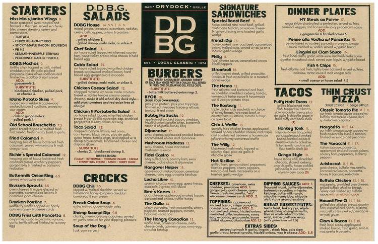 Dry Dock Restaurant - Norwalk, CT menu_pic