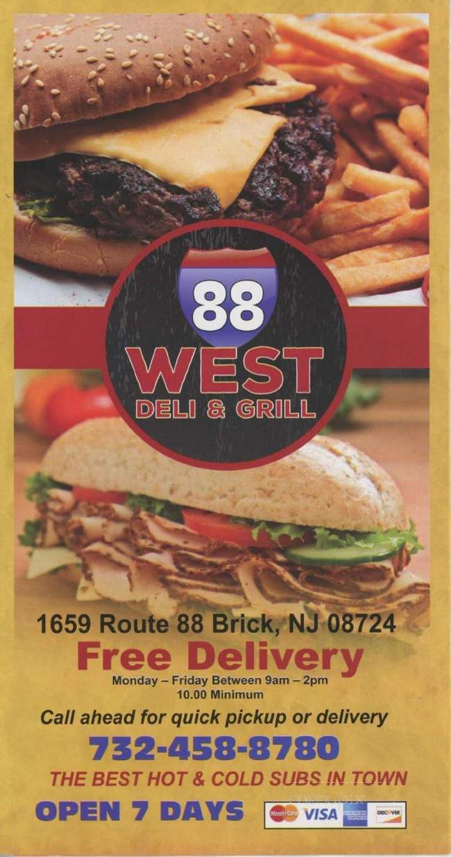 88 West Deli & Grocery - Brick, NJ menu_pic