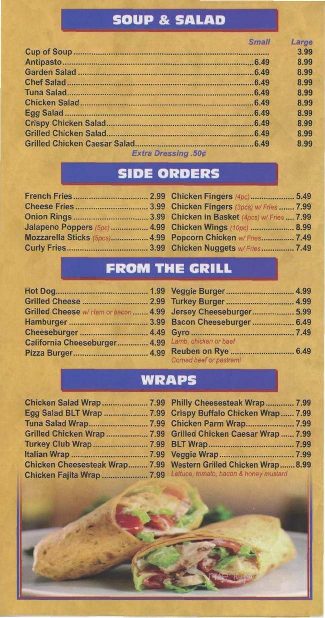 88 West Deli & Grocery - Brick, NJ menu_pic