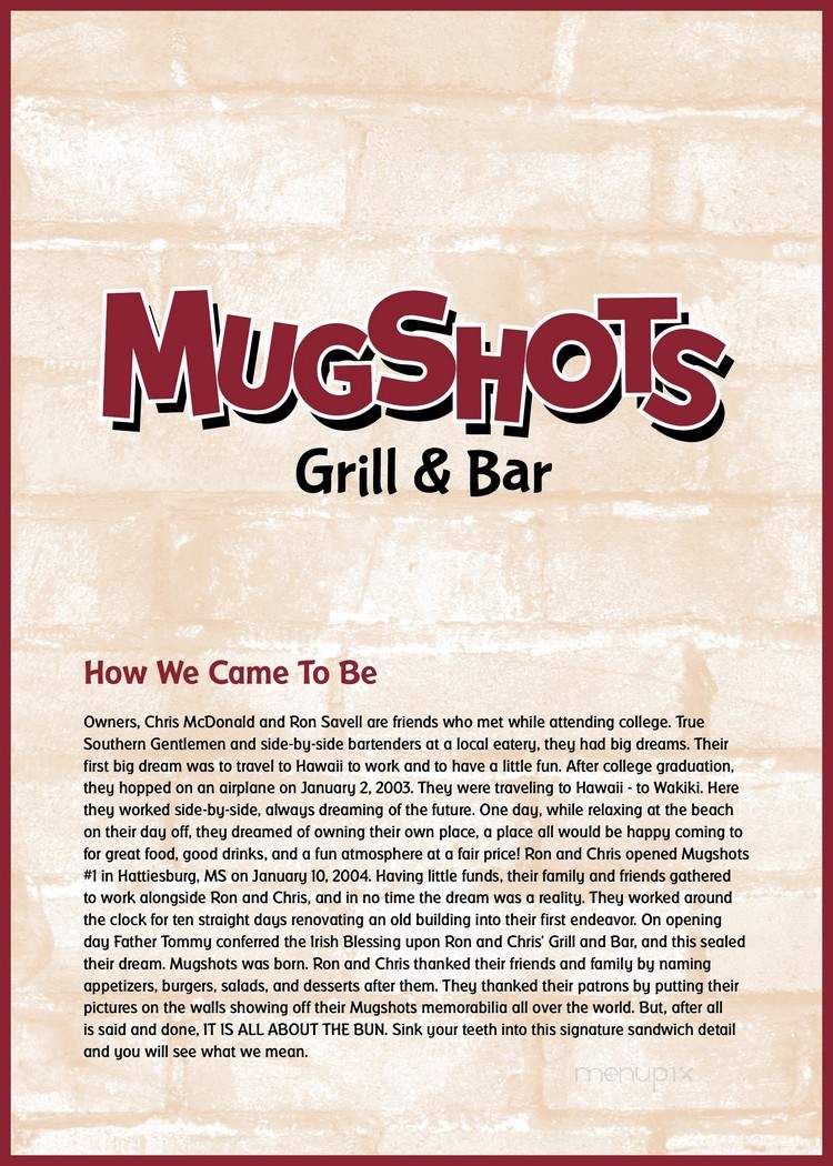 Mugshots Grill Bar - Meridian, MS