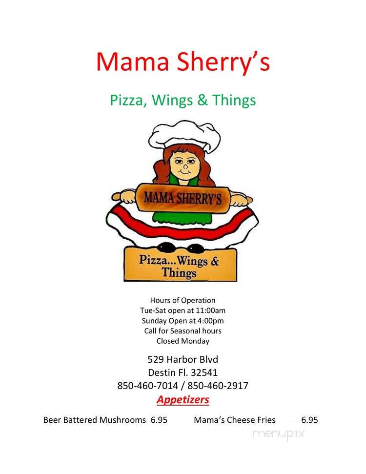 Mama Sherry's Pizza, Wings & Things - Destin, FL