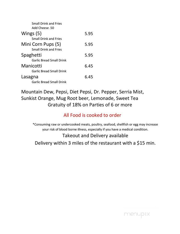 Mama Sherry's Pizza, Wings & Things - Destin, FL menu_pic