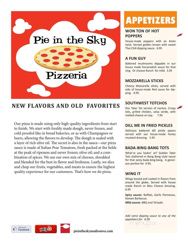 Pie in the Sky - Madison, VA