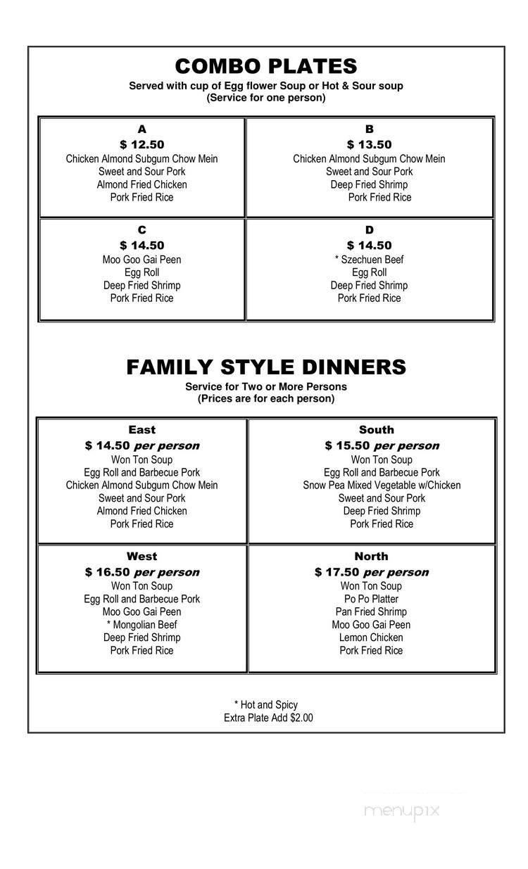 Wok - Belgrade, MT menu_pic