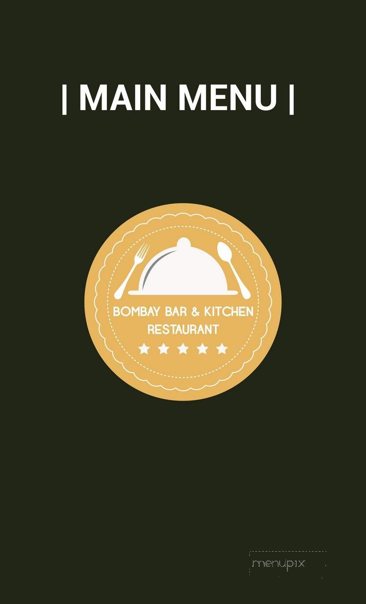 Bombay Bar & Kitchen - Albany, NY menu_pic