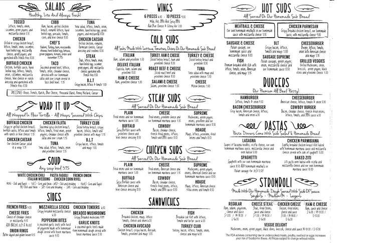 Franco's Pizzeria - Harrisburg, PA menu_pic