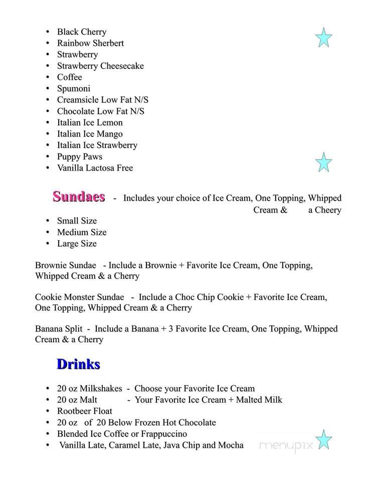 The Sweet Spot - Palm Harbor, FL menu_pic