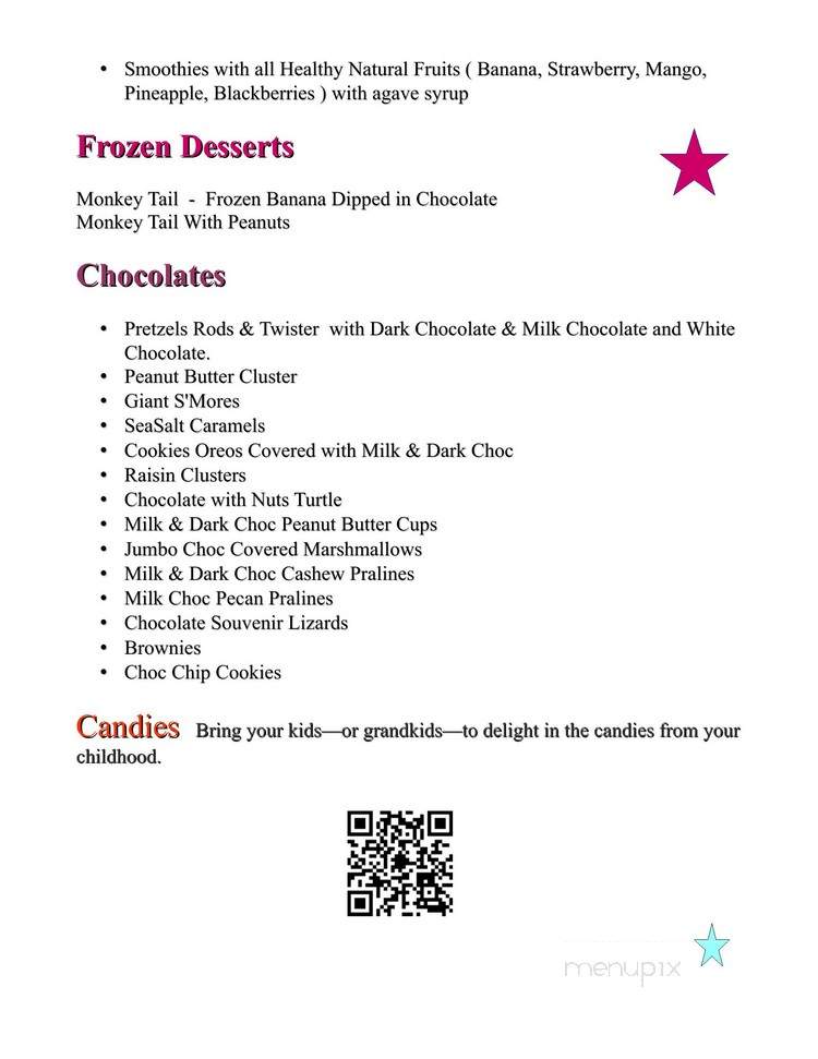 The Sweet Spot - Palm Harbor, FL menu_pic