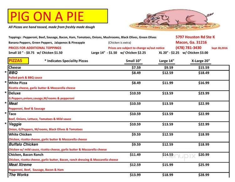 Pig on a Pie - Macon, GA