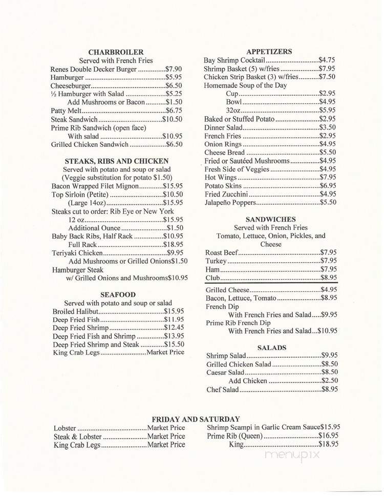 Rene's - Moreno Valley, CA menu_pic