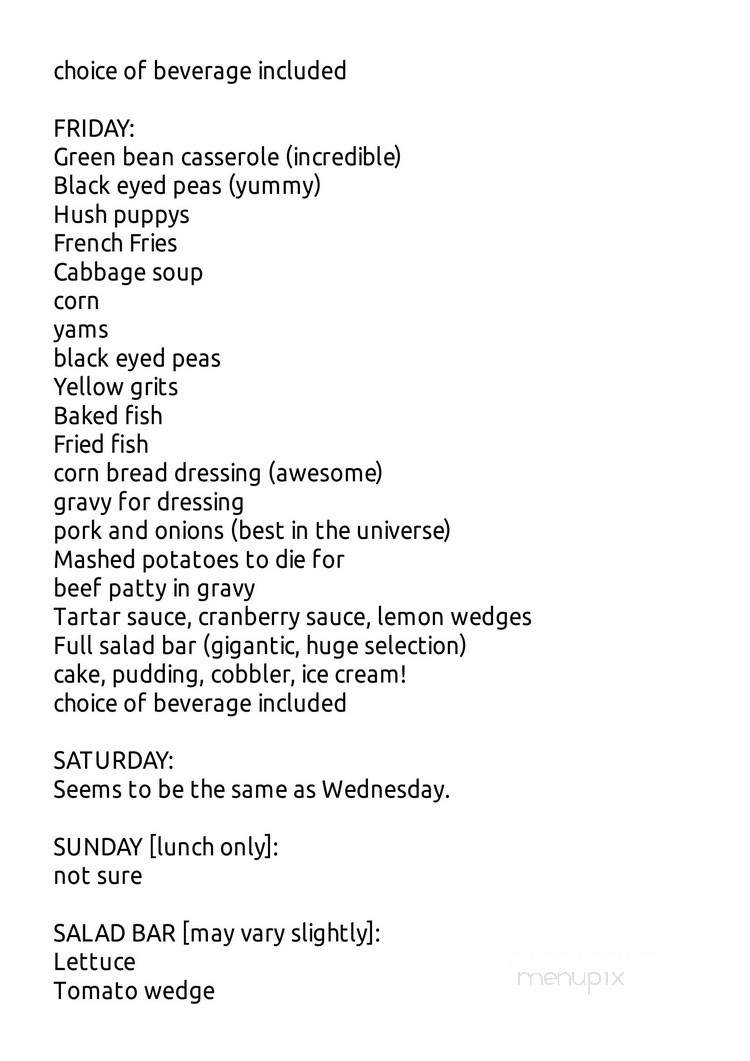 Baby Jane's Home Cooking - Mcdonough, GA menu_pic