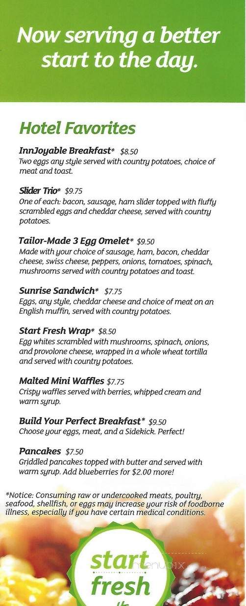 Anthony's Restaurant and Lounge - Elmira, NY menu_pic