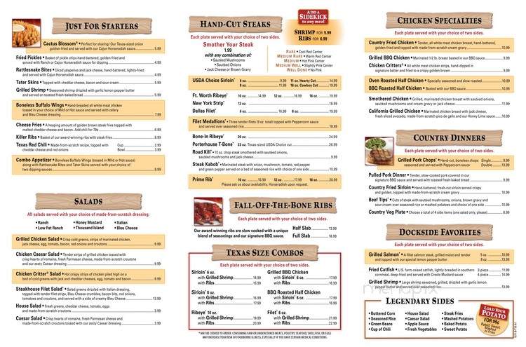 Guacamole's Mexican Restaurant - Clarksville, TN menu_pic