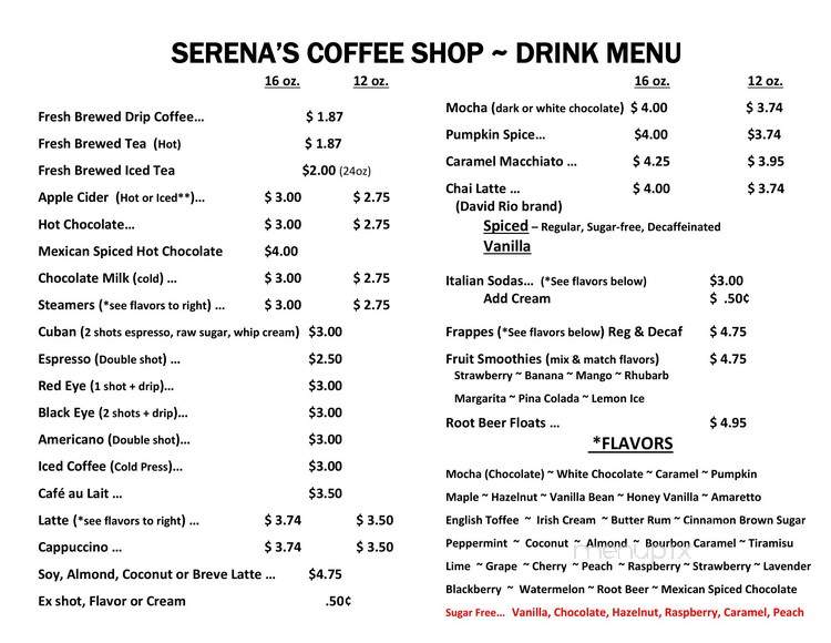 Serena's Coffee Shop - Amana, IA