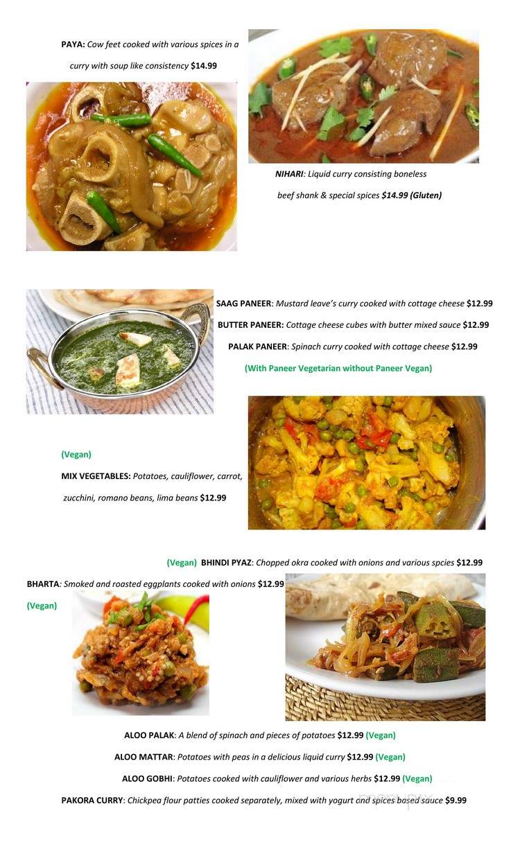 Mogul Divaan - Saskatoon, SK menu_pic