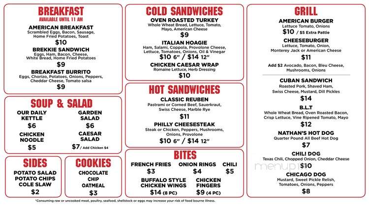 Fox's Pizza Den - Wilmington, IL menu_pic
