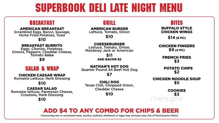 Fox's Pizza Den - Wilmington, IL menu_pic