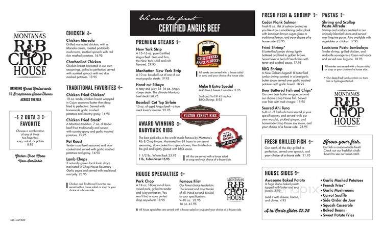 Rib & Chop House - Livingston, MT menu_pic