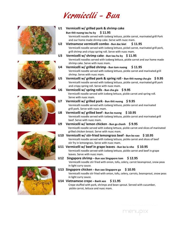 Viet Gourmet - Frederick, MD menu_pic