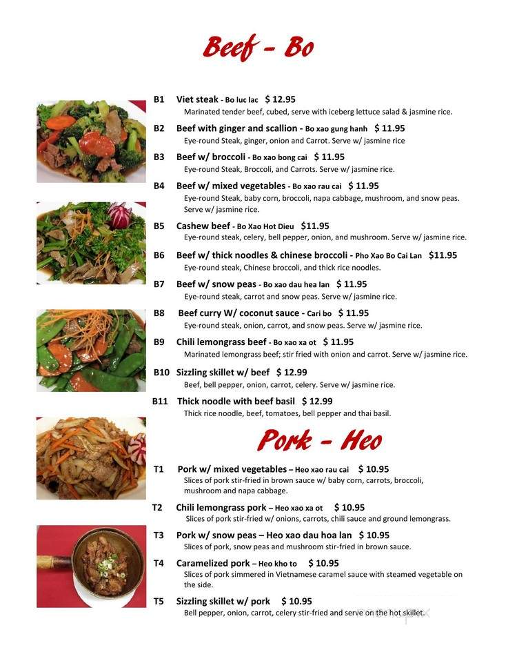 Viet Gourmet - Frederick, MD menu_pic
