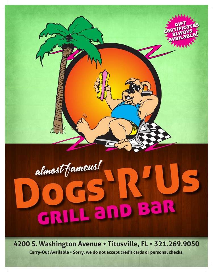 Dogs R US - Titusville, FL menu_pic