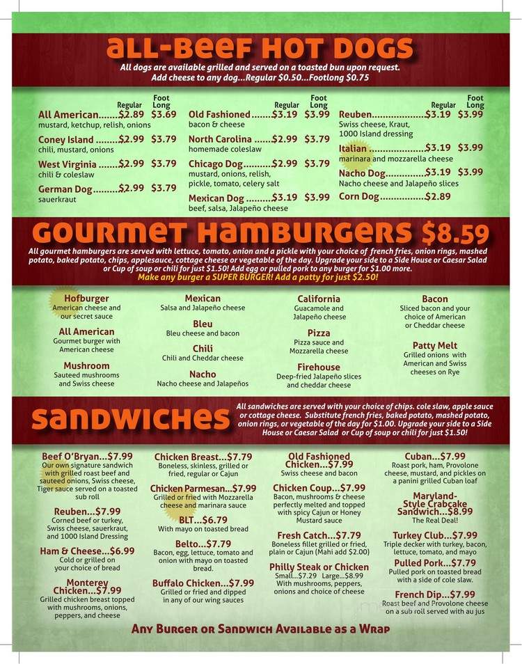 Dogs R US - Titusville, FL menu_pic
