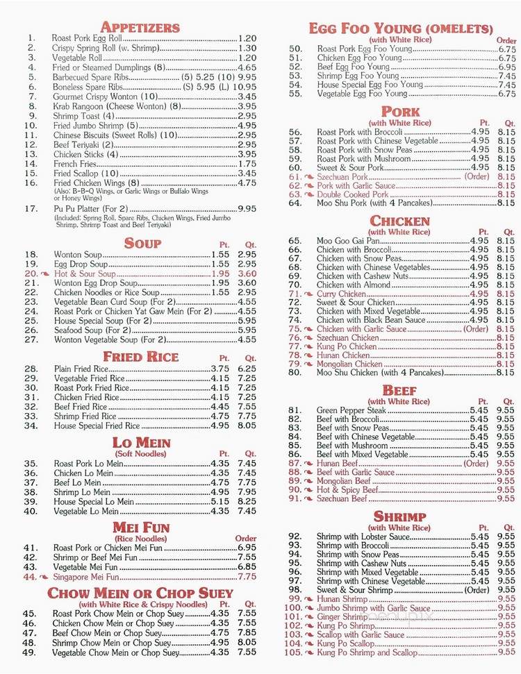 Golden Wok - Winter Haven, FL menu_pic