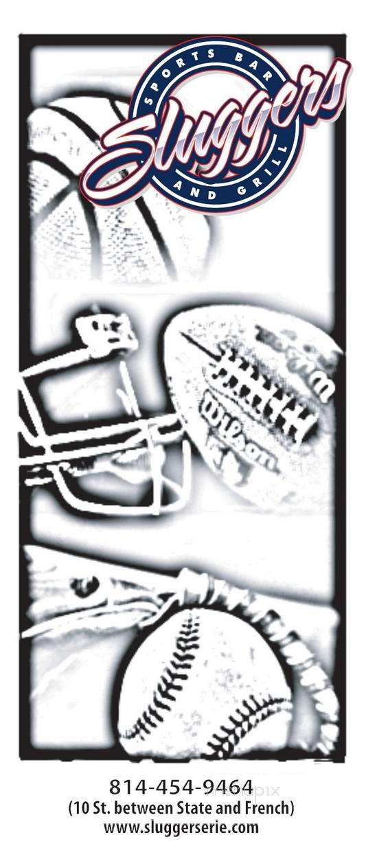 Sluggers Sports Pub - Du Bois, PA menu_pic